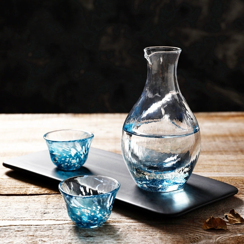 【saki toyoda様】専用・4点セット（2/2）青360g×2≪特割特価≫ Toyo Sasaki Sapphire Cold Sake Set