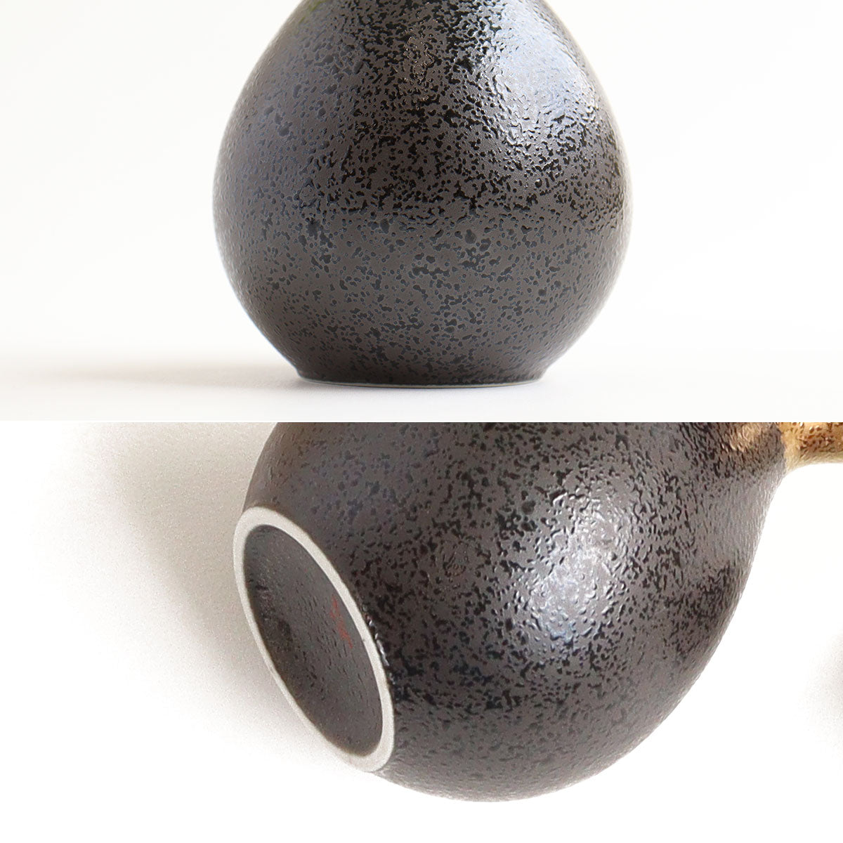 Jinpo Handcrafted Kinsai Gold Ochoko Sake Set with Wooden Box