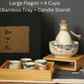 Japanese Sakura Sake Ceramic Flagon Sets