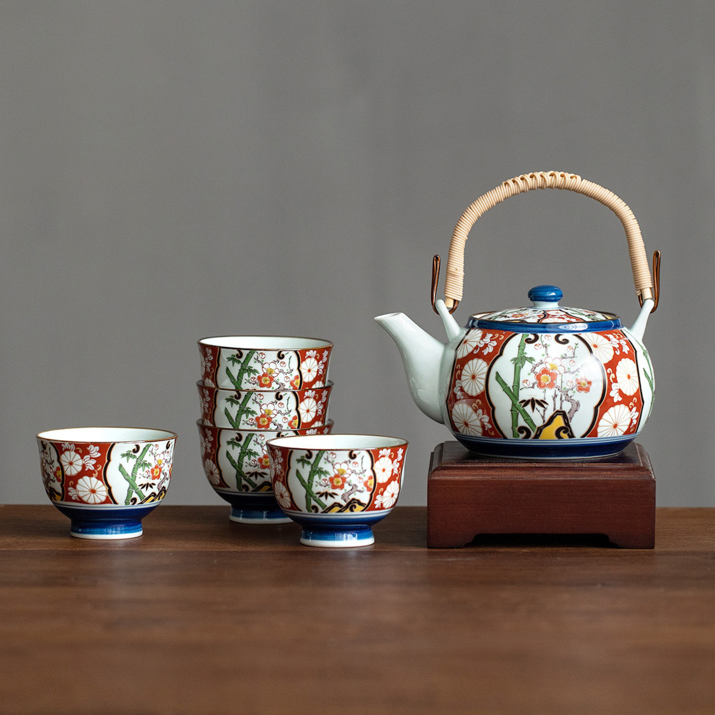 Japanese Imari Series Handcrafted Tea Cups