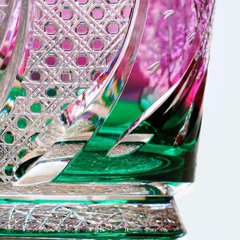 Sakura Edo Kiriko Whiskey Glass - Supreme Collection