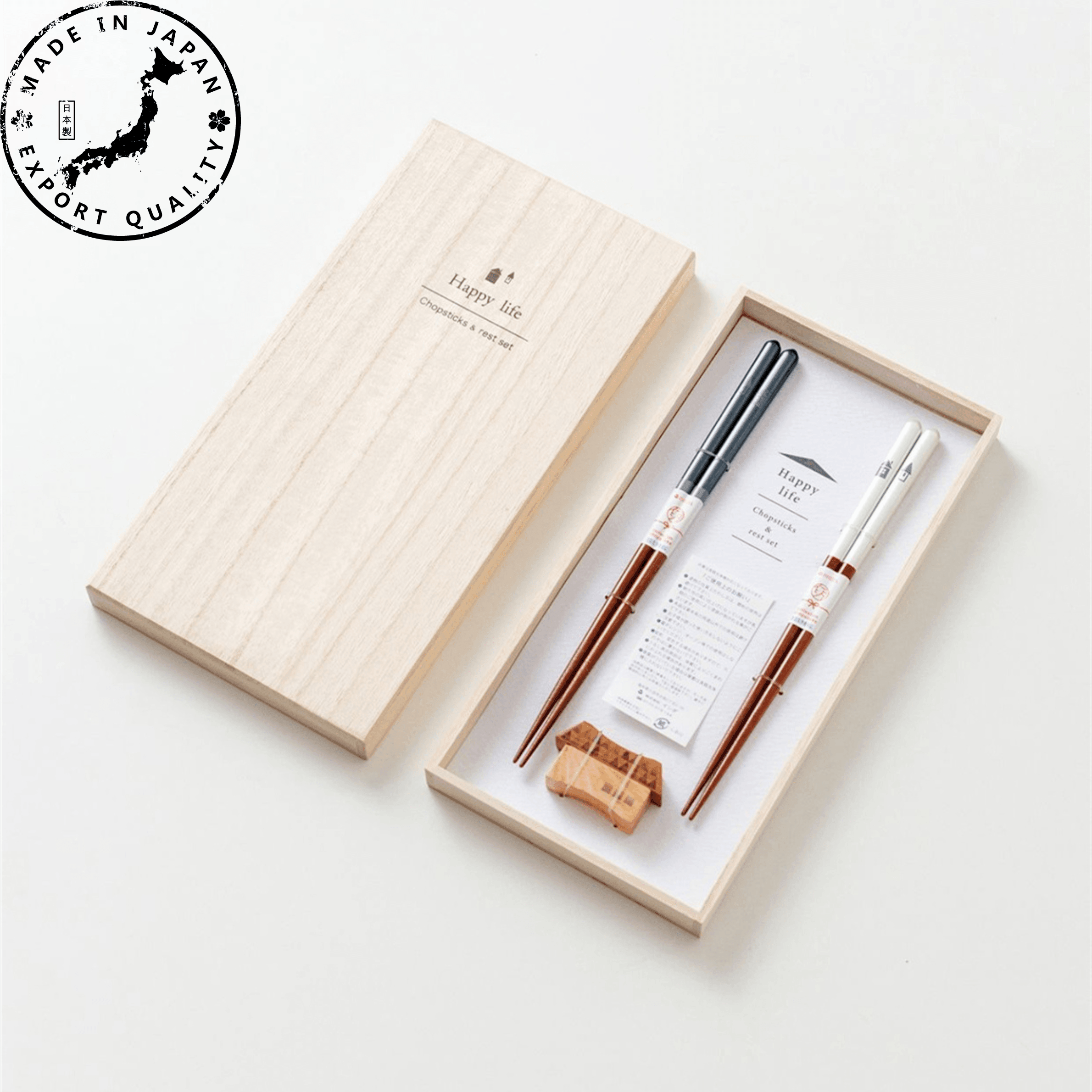 ISHIDA Handcrafted Happy Life Chopsticks GoGlassCup