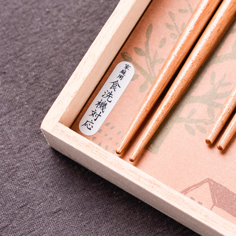 Japanese Handcrafted Daruma Chopsticks Wedding Gift Set