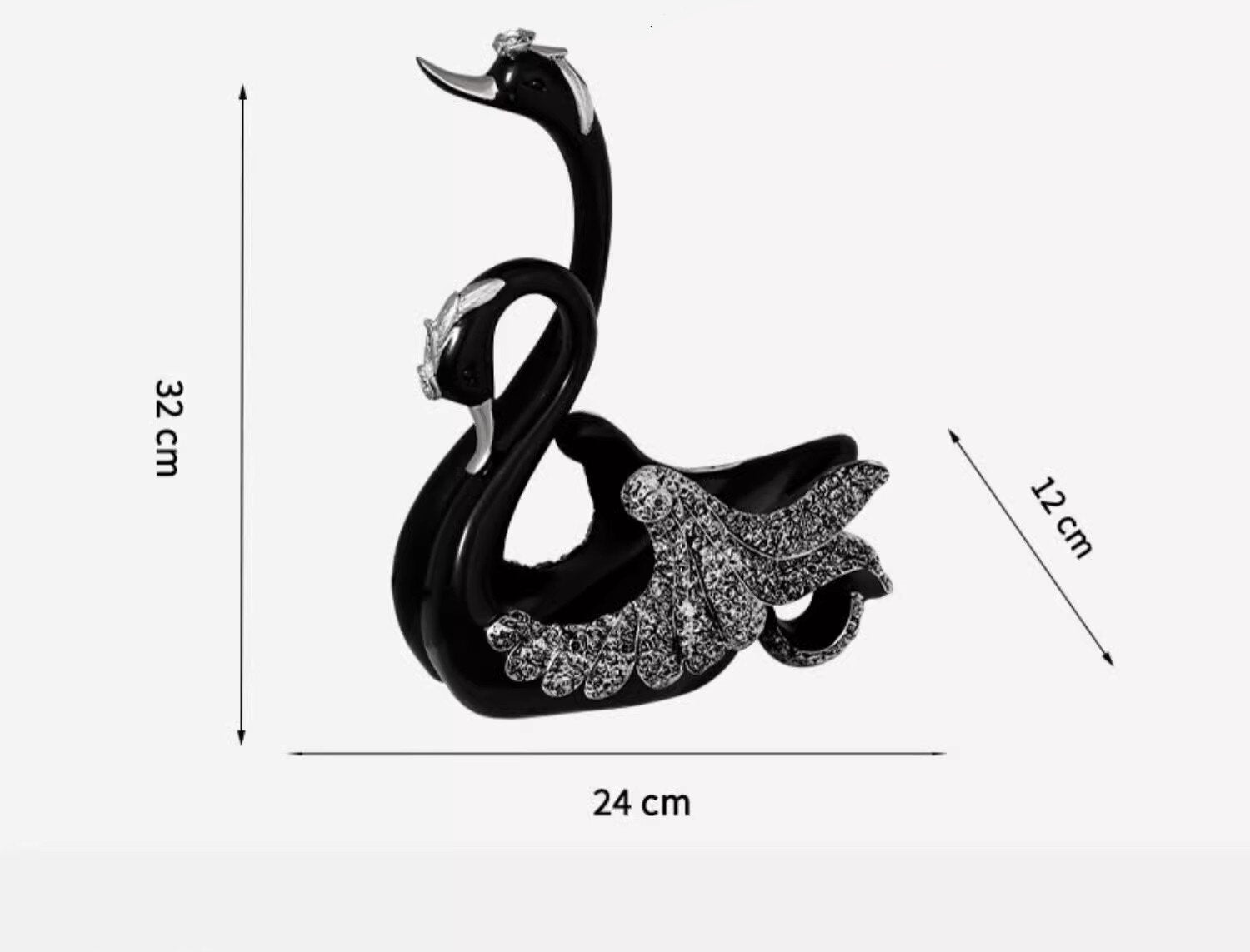 Creative Black Swan Wine Rack
