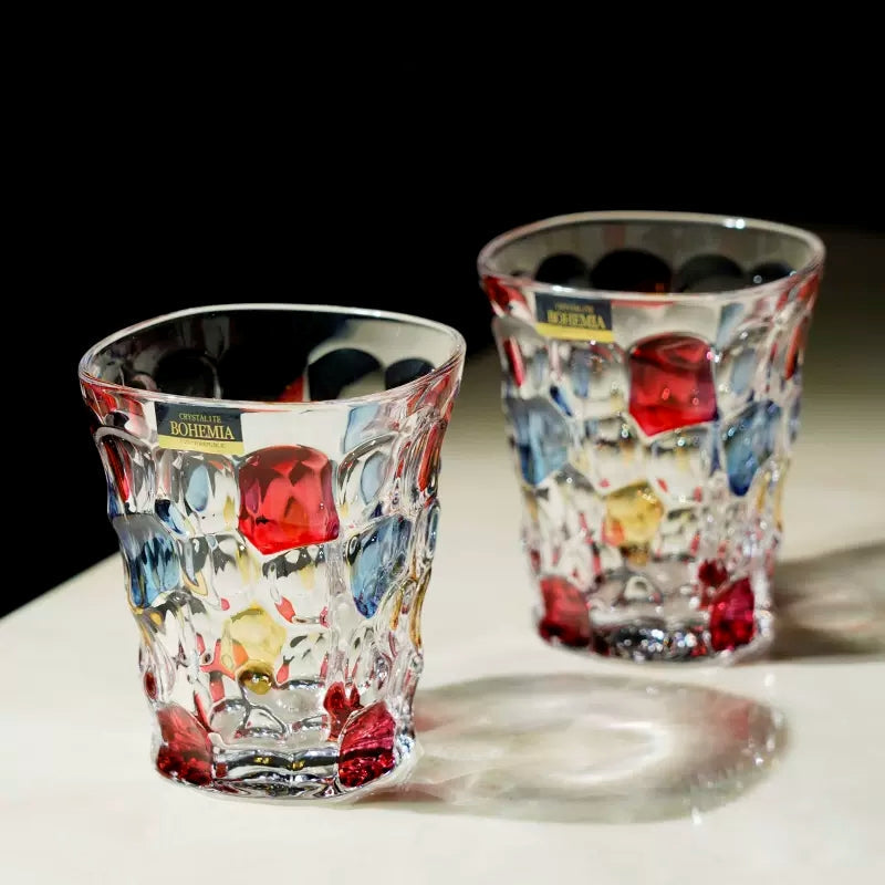Bohemia Lisboa Eleganza Crystal Whisky Decanter Set