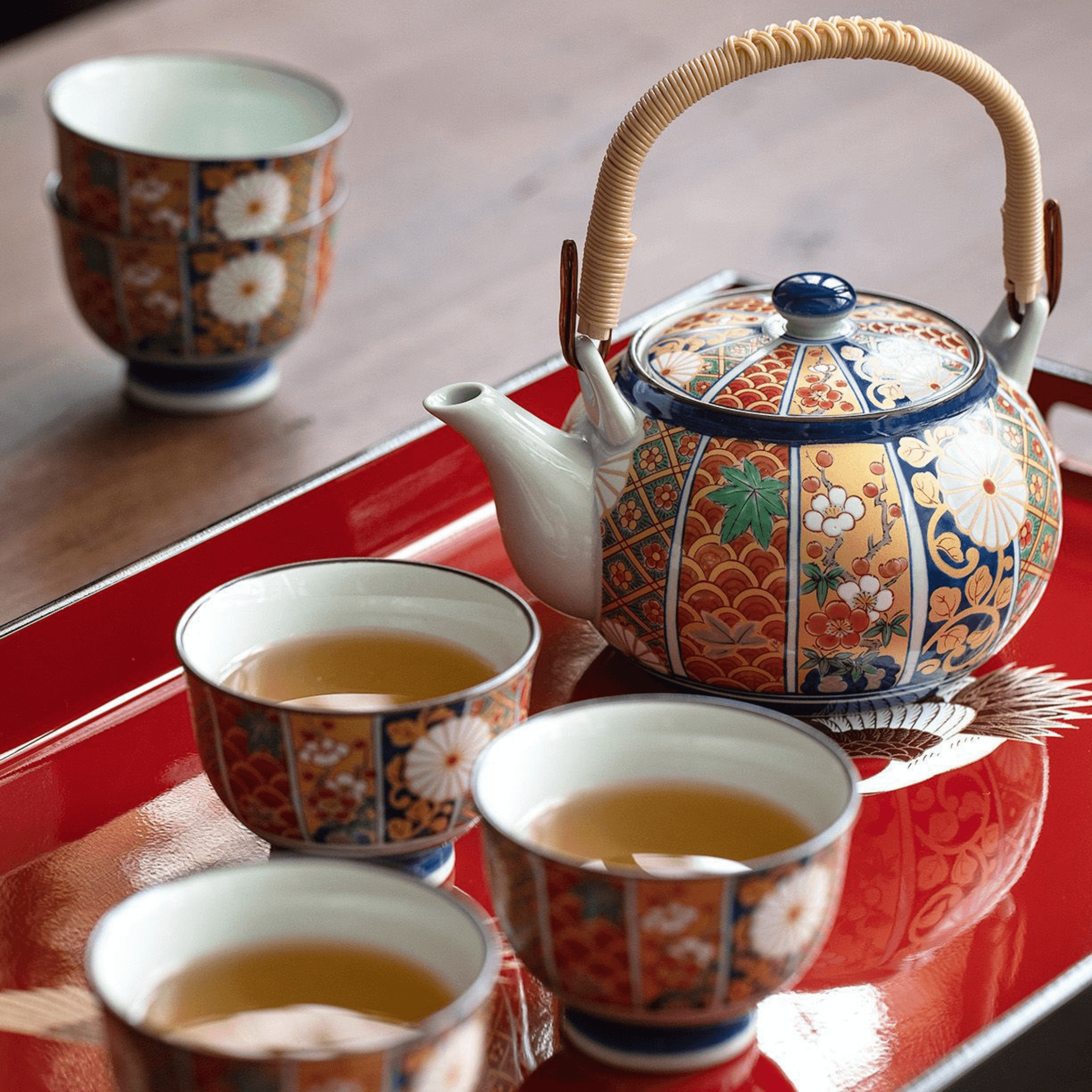Japanese Imari Series Handcrafted Tea Cups