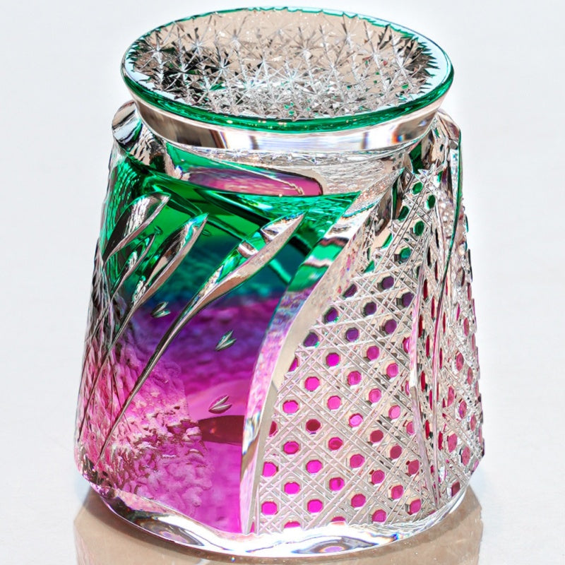 Sakura Edo Kiriko Whiskey Glass - Supreme Collection