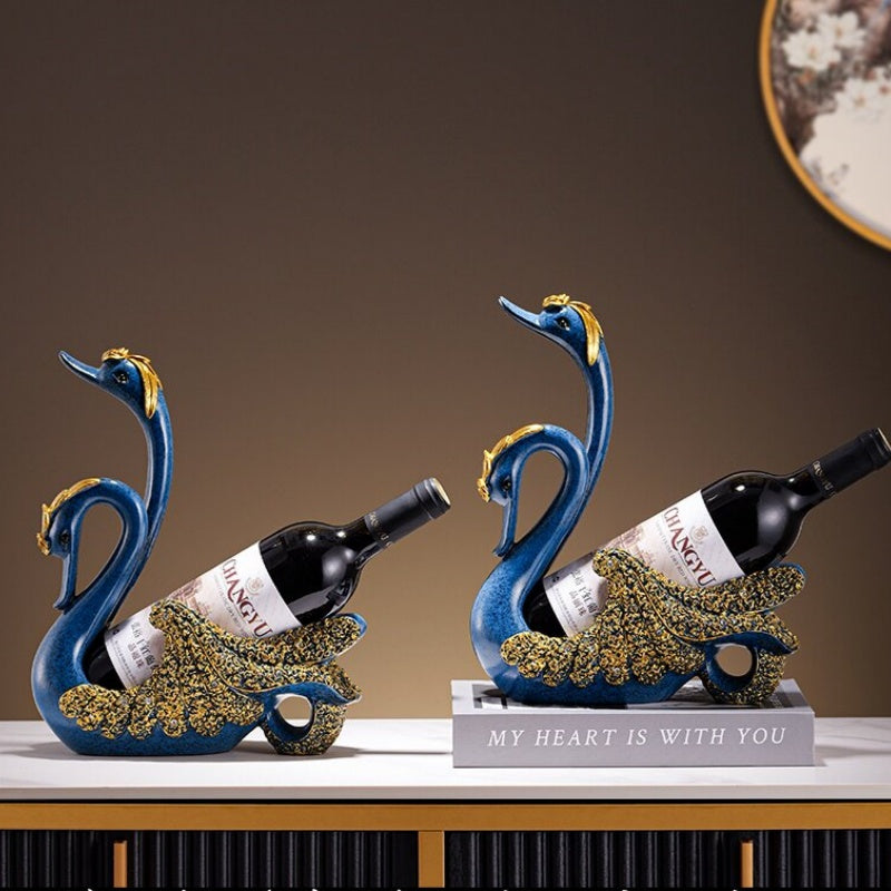 Creative Black Swan Wine Rack