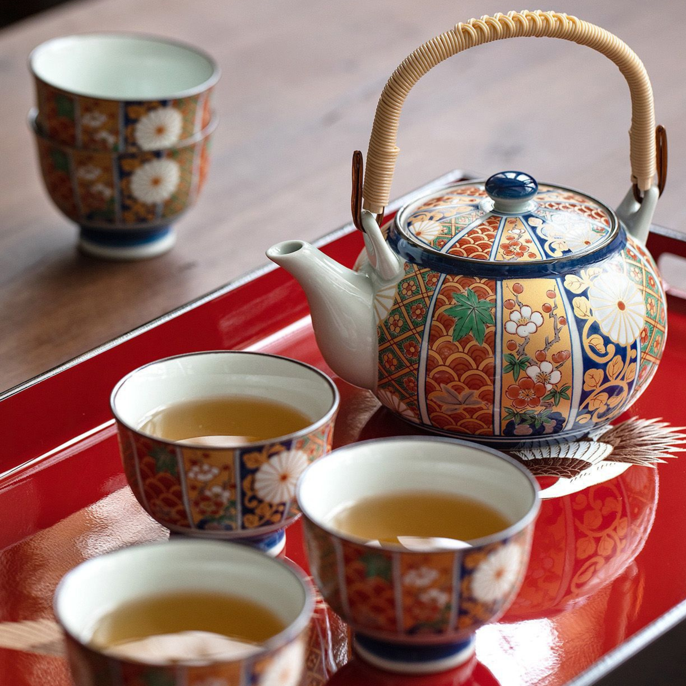 Japanese Imari Series Handcrafted Tea Cups