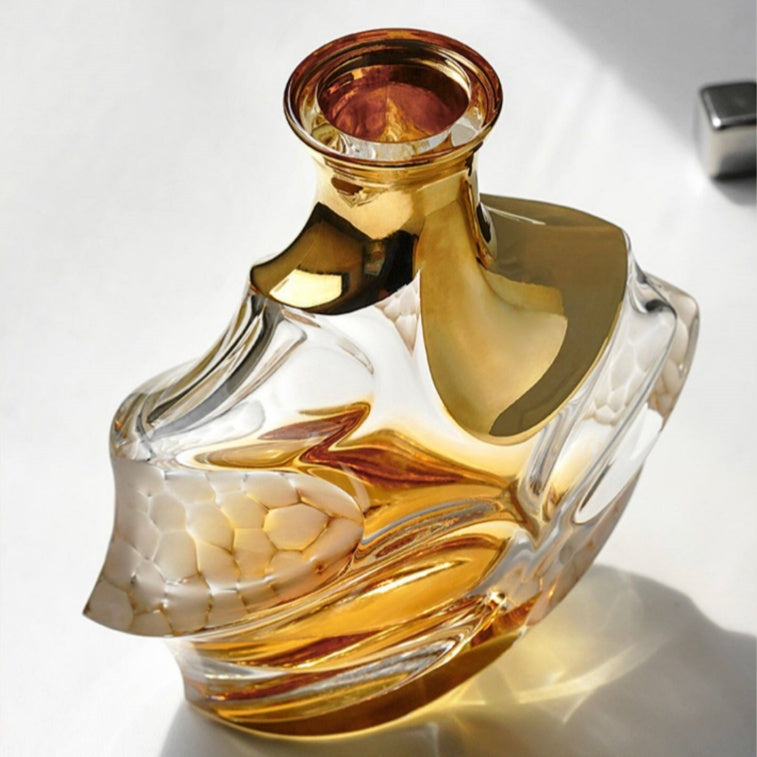 Bohemia CALYPSO Crystal Whisky Decanter Set