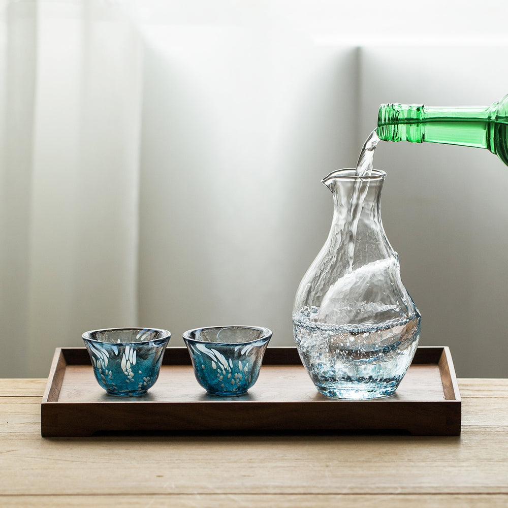 【saki toyoda様】専用・4点セット（2/2）青360g×2≪特割特価≫ Toyo Sasaki Sapphire Cold Sake Set