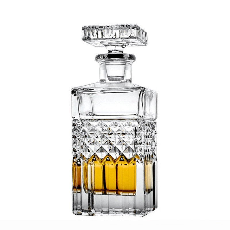 BOHEMIA HARRY Crystal Whisky Decanter Set