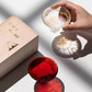 Toyo Sasaki Handcrafted Shinku & Yuki Fuji Sake Glass Set