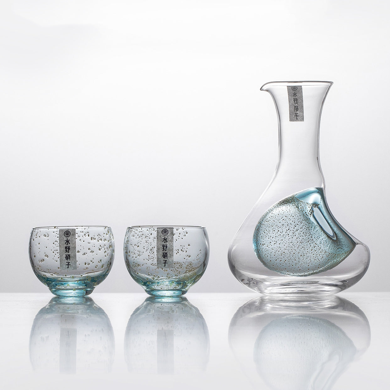 Misuno Handcrafted Gold Foil Starlight Sake Set