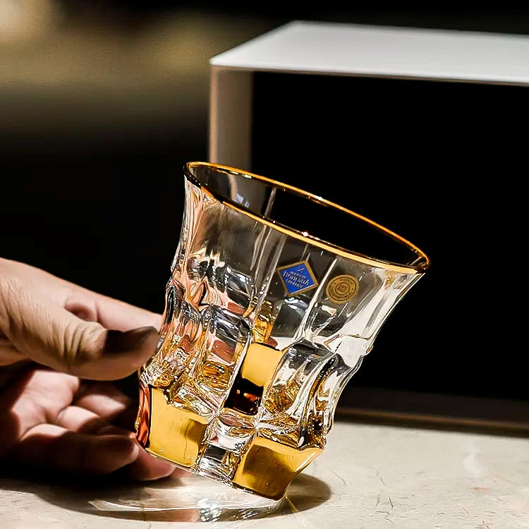 Bohemia Royal Crystal Whisky Decanter Set