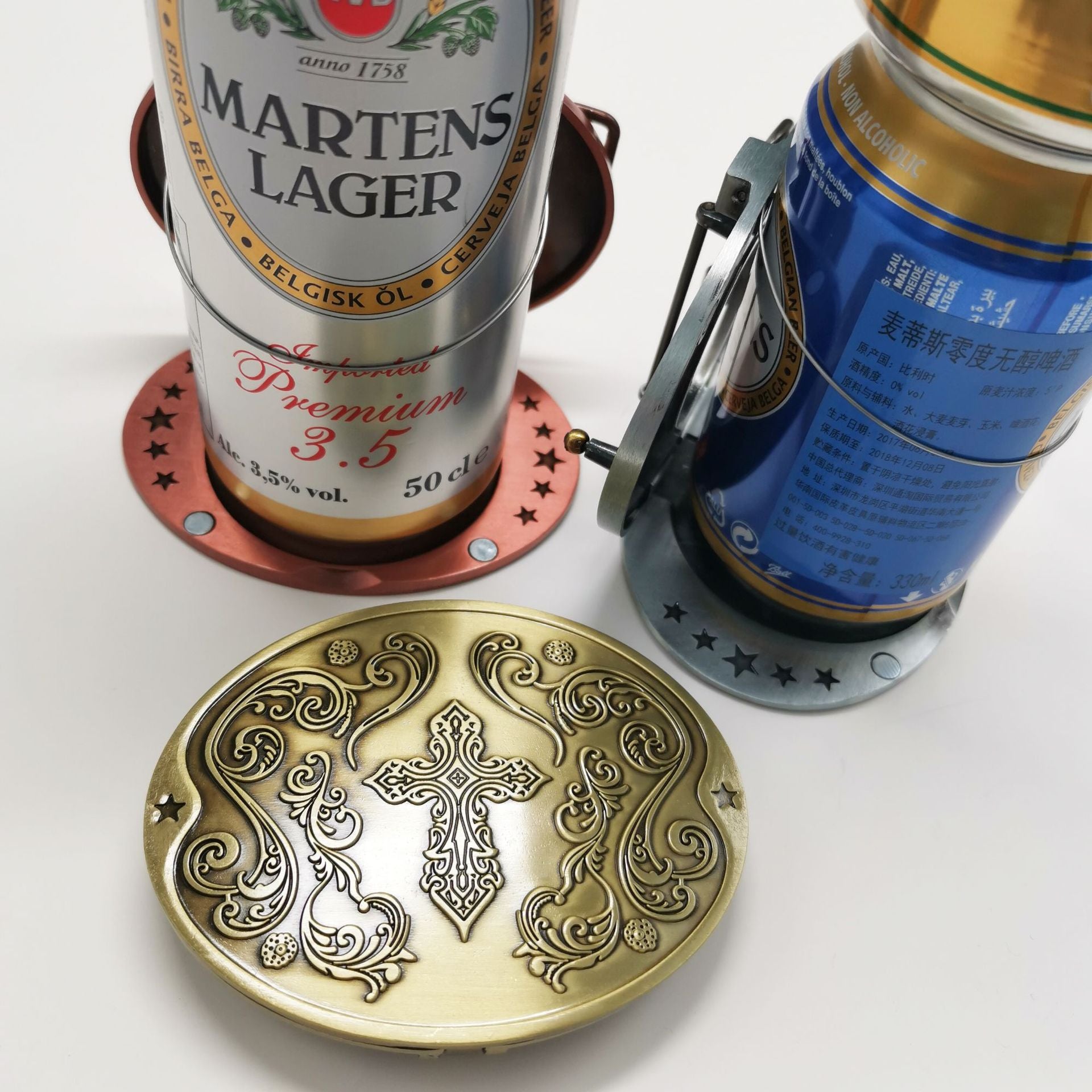 America Drink Buckle – The Original Hands-Free Beverage Belt Buckle
