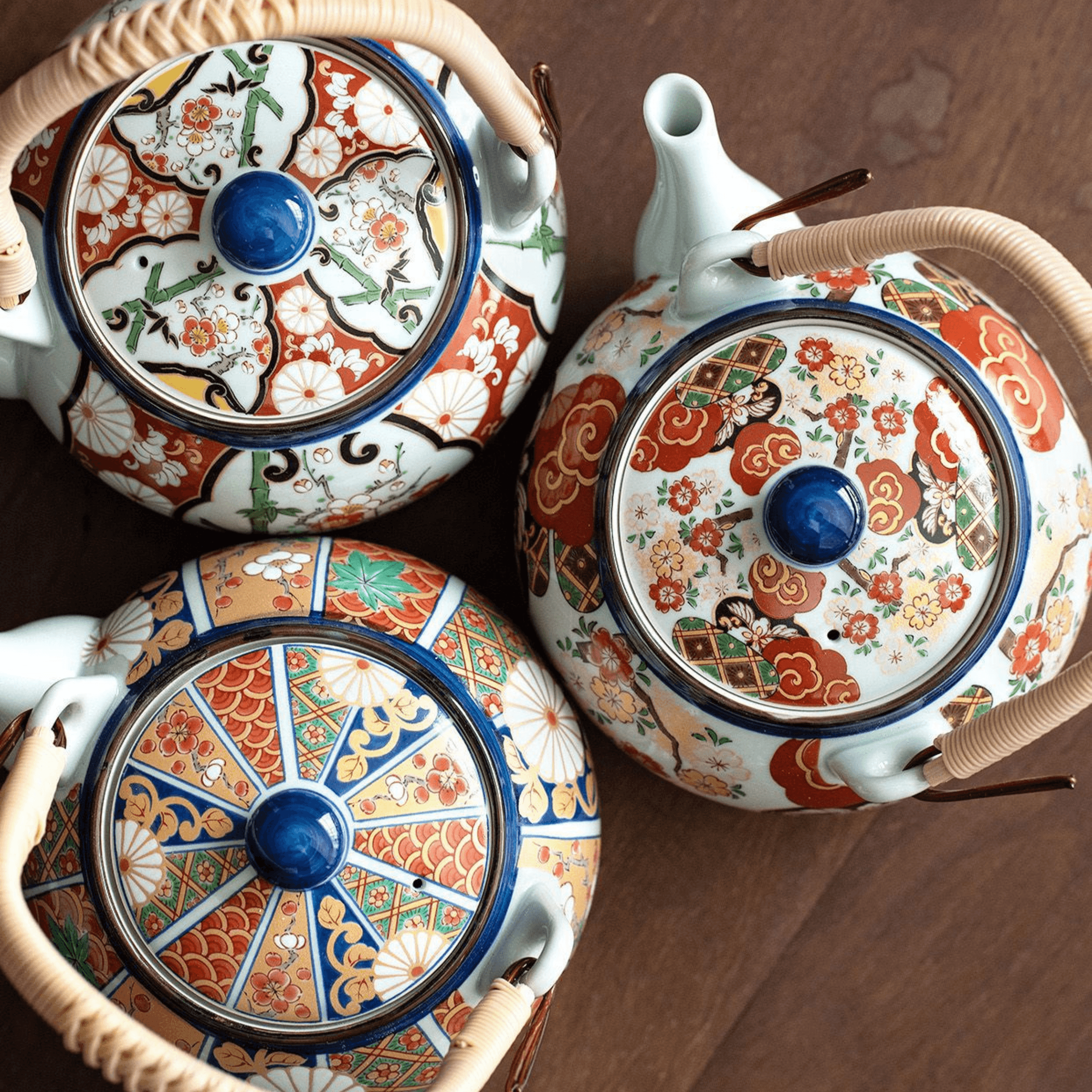 Japanese Imari Series Handcrafted Tea Cups