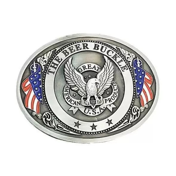 America Drink Buckle – The Original Hands-Free Beverage Belt Buckle