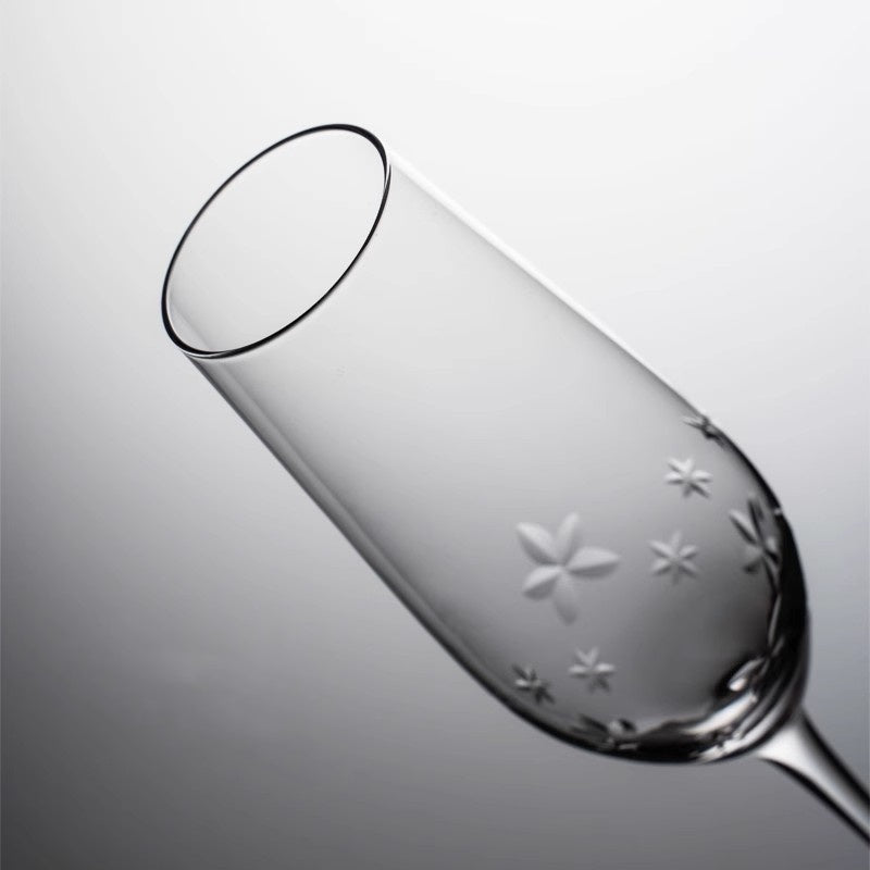 GOGLASSCUP Star Flower Champagne Glass - Goglasscup
