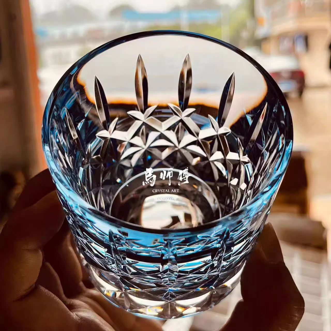 Edo Kiriko Sword of Life Whiskey Glass - Goglasscup