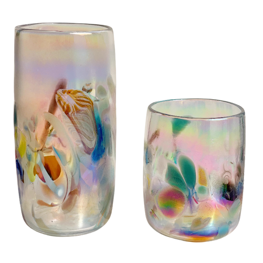 GOGLASSCUP Handmade Rainbow Colorful Glass - Goglasscup