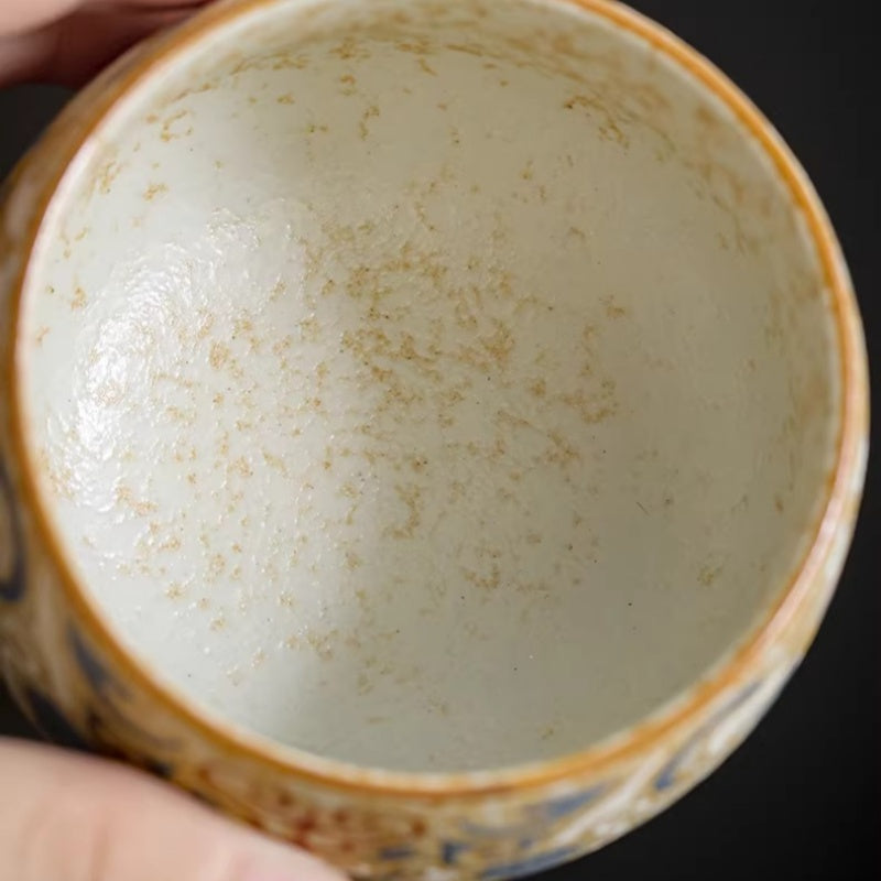 DunHuang Gilded Silver Master Tea Cups