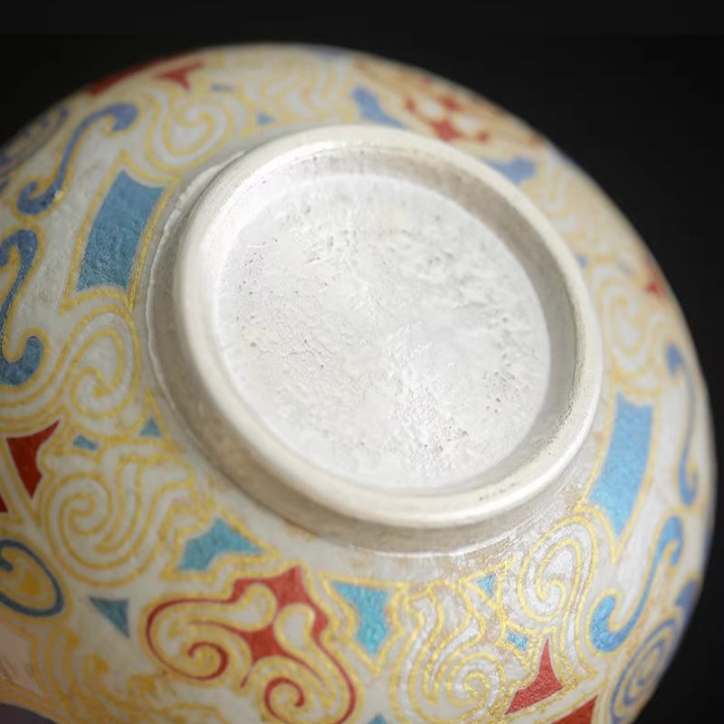 DunHuang Gilded Silver Master Tea Cups