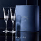 DA VINCI Hand Cut Fiesole Series Champagne Flutes - Goglasscup