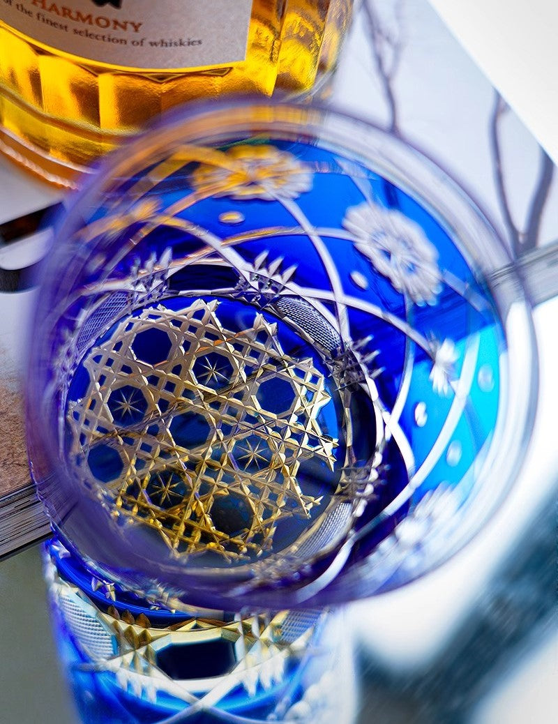 Retro Flower Cage Kiriko Glasses