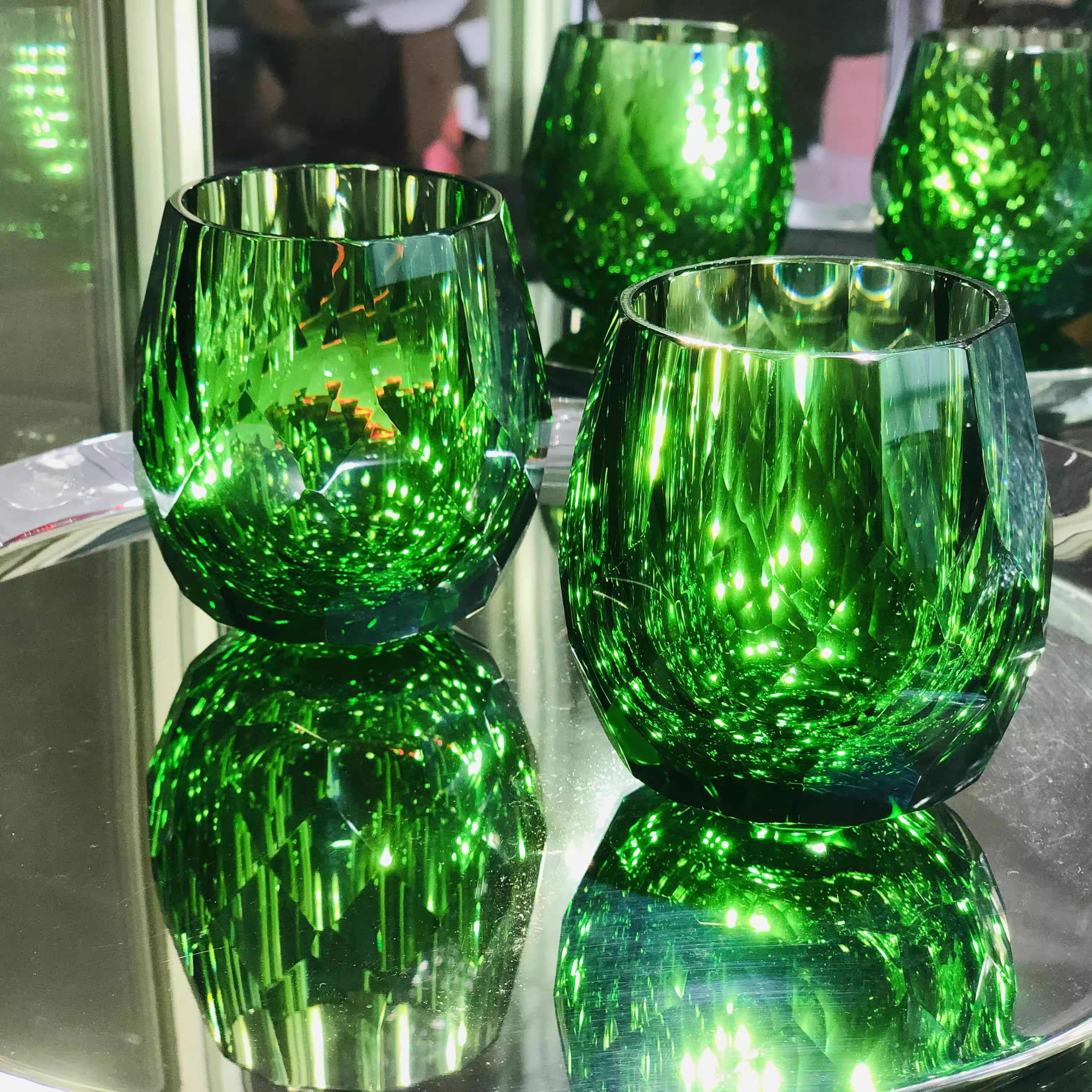 GOGLASSCUP Hand Cut Crystal Whiskey Glass - Goglasscup