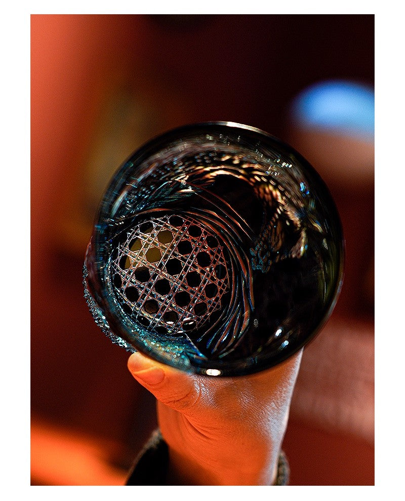 Handmade Tang Horse Edo Kiriko Whiskey Glass