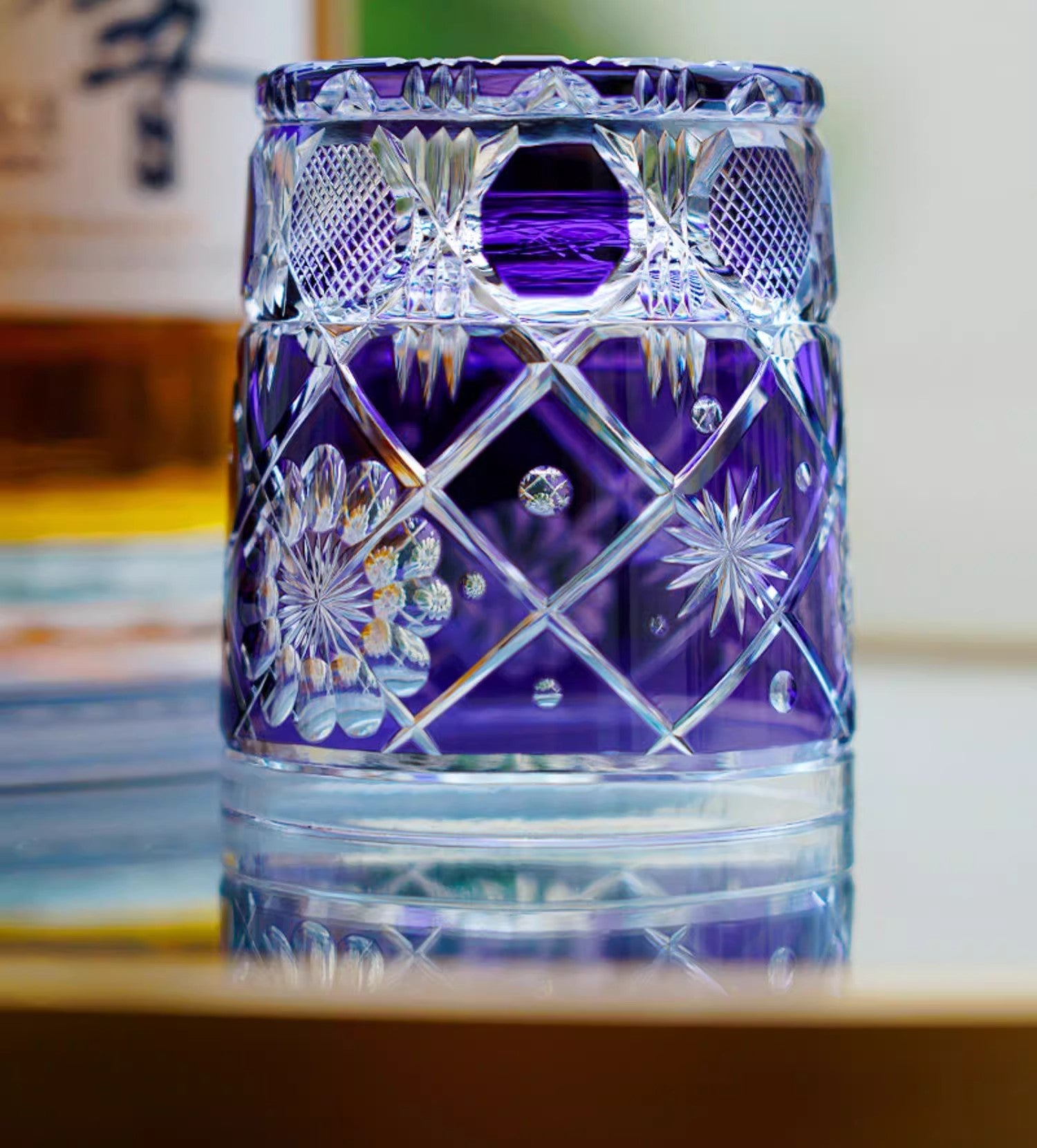 Retro Flower Cage Kiriko Glasses