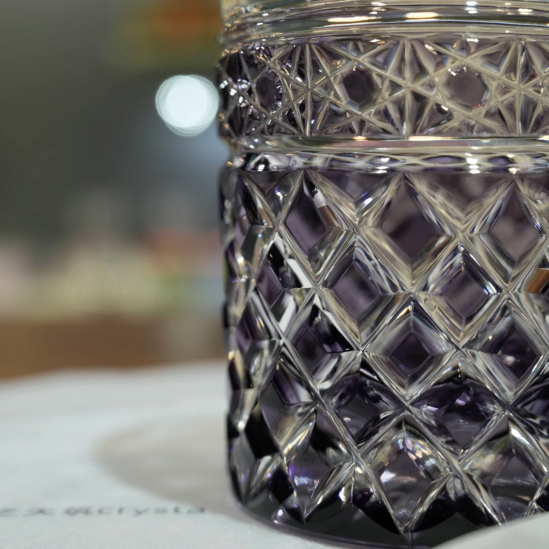 GOGLASSCUP Star Arrow Edo Kiriko Whiskey Glasses GoGlassCup