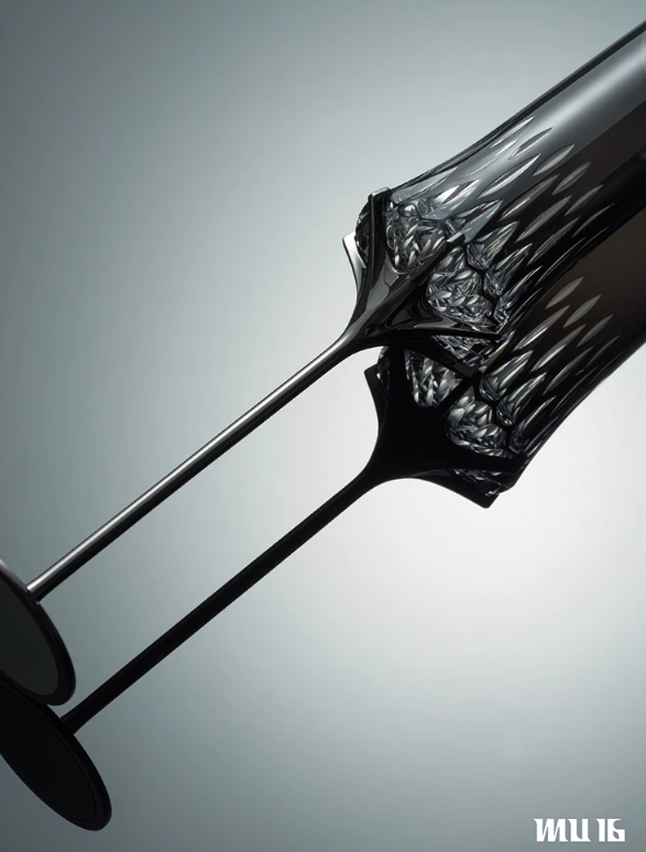 Black Cupid Champagne Flutes Wedding Gift Crystal Goblet Gift Box