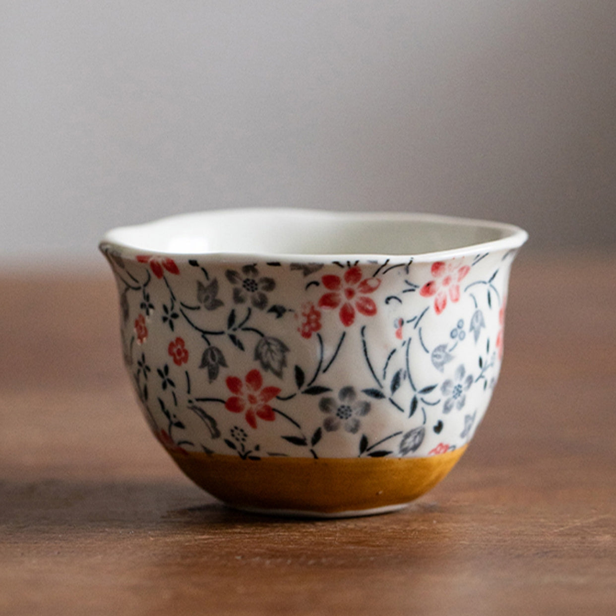 Hatsuichi Mino Ware Usuzakura Ceramic Teacup Set of Five