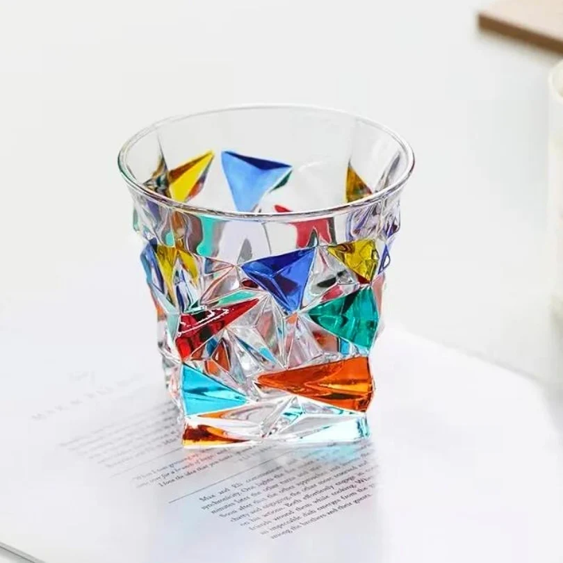 Hand Painted Italian Crystal Glasses