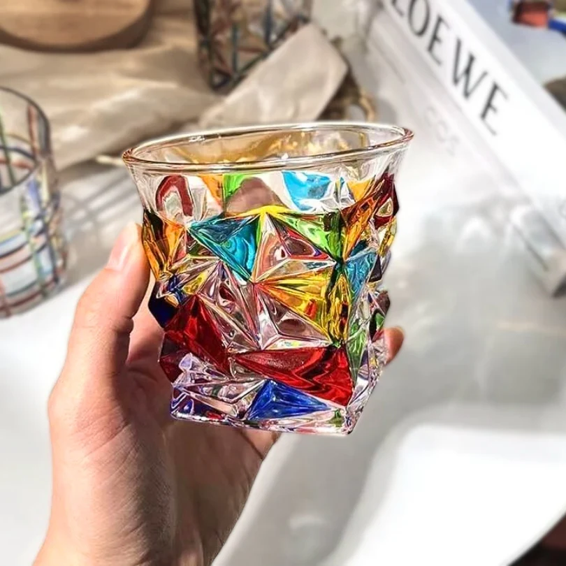 Hand Painted Italian Crystal Glasses