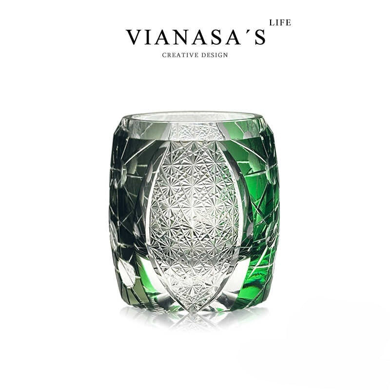 VIANASA'S Master Collection Edo Kiriko Whiskey Glass