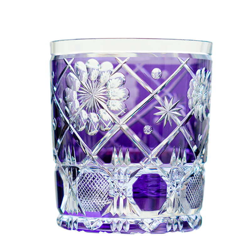 GOGLASSCUP Retro Flower Cage Kiriko Glasses GoGlassCup