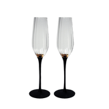 VIANASA'S Black Swan Champagne Flutes