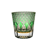 VIANASA'S Green Shadow Edo Kiriko Glass