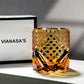 VIANASA'S Black Samurai Edo Kiriko Glass - Goglasscup