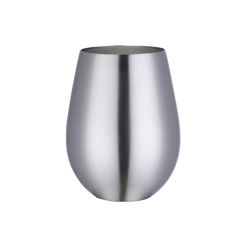 GOGLASSCUP Stainless Steel Egg Shaped Beer Mug