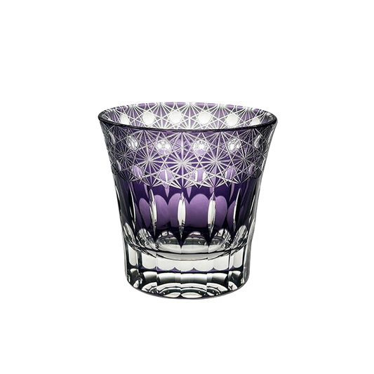 VIANASA'S Violet Edo Kiriko Whiskey Glass