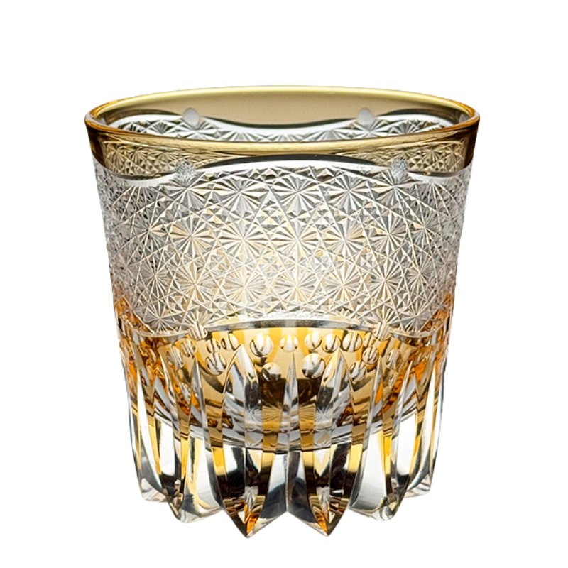 Edo Kiriko Handcrafted Splendor Whiskey Glass Goglasscup
