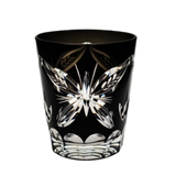 Black Butterfly Crystal Whiskey Glass