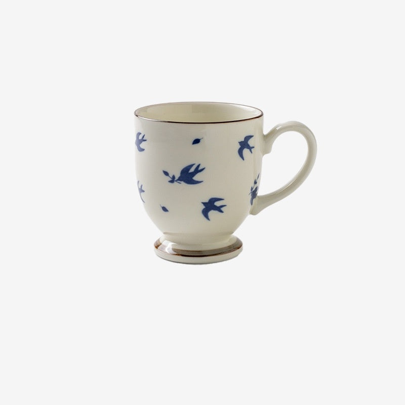 Mino Ware Handcrafted Spring Swallow Ceramic Collection