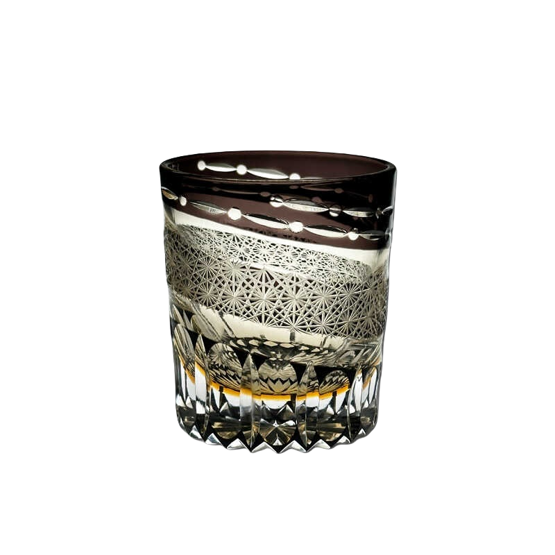 VIANASA'S Edo Kiriko Meteor Whiskey Glass - Goglasscup