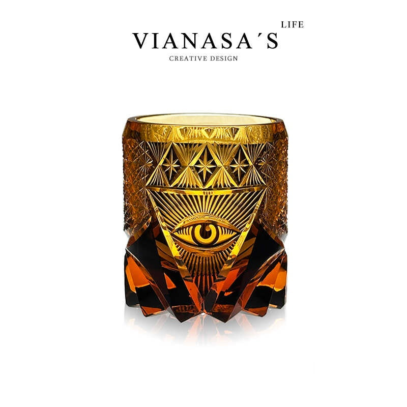 VIANASA'S God's Eye Edo Kiriko Whiskey Glass - Goglasscup