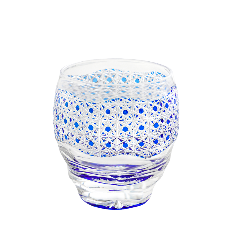 GOGLASSCUP Starry Japanese Edo Kiriko Glasses